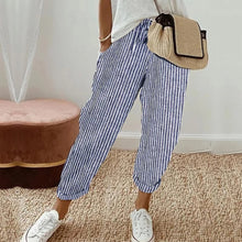 High Waisted Drawstring Trouser Pants with Side Pockets for Women
