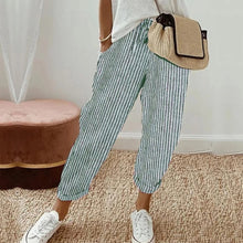High Waisted Drawstring Trouser Pants with Side Pockets for Women