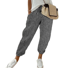 High Waisted Drawstring Trouser Pants with Side Pockets for Women