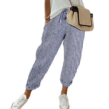 High Waisted Drawstring Trouser Pants with Side Pockets for Women