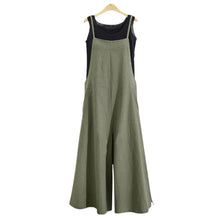 Women's Loose Fit Wide-Leg Spaghetti Strap Casual Jumpsuit