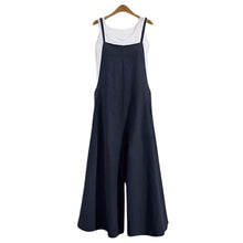 Women's Loose Fit Wide-Leg Spaghetti Strap Casual Jumpsuit