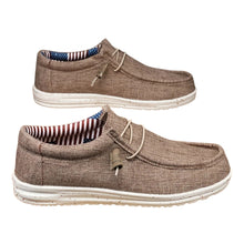 Mens Casual Canvas Loafers Slip On Sneakers