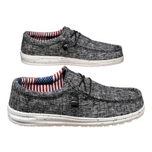 Mens Casual Canvas Loafers Slip On Sneakers