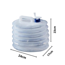Collapsible Foldable Water Container 10L 15L for Camping