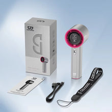 Rechargeable Portable Mini Fan with 100 Speed Digital Display