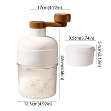 Mini Ice Crusher Hand Operated Shaved Ice Milkshake Maker