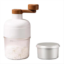 Mini Ice Crusher Hand Operated Shaved Ice Milkshake Maker