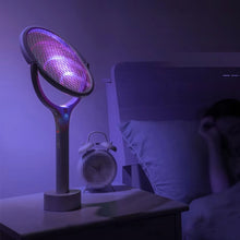 Angle Adjustable Bug Zapper Electric USB Rechargeable Mosquito Fly Bat Swatter