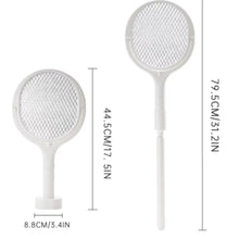 Angle Adjustable Bug Zapper Electric USB Rechargeable Mosquito Fly Bat Swatter