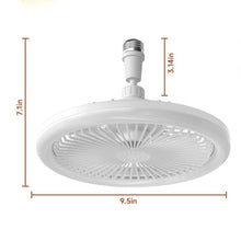 Modern LED Ceiling Fan E27 Screw Fan Light with Remote