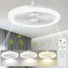 Modern LED Ceiling Fan E27 Screw Fan Light with Remote