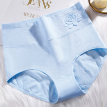 4 or 8 Pack of Women Embossing High Waist abdomen Panties