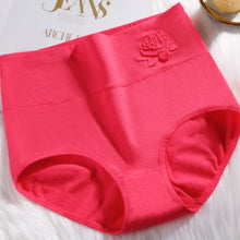 4 or 8 Pack of Women Embossing High Waist abdomen Panties
