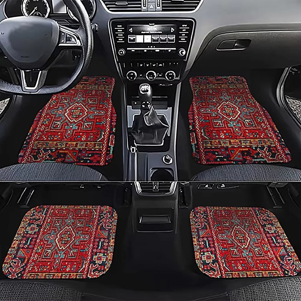 4 Piece Bohemian Car Mats
