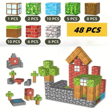 48/64/100pcs Magnetic Building Block Set