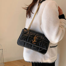 Rhombic Small Texture Chain Bag Single Shoulder Crossbody Bag
