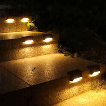 Outdoor Solar LED Deck Lights for Garden Path Patio Pathway Stairs Step Fence