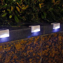 Outdoor Solar LED Deck Lights for Garden Path Patio Pathway Stairs Step Fence