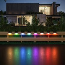 Outdoor Solar LED Deck Lights for Garden Path Patio Pathway Stairs Step Fence