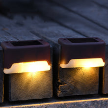 Outdoor Solar LED Deck Lights for Garden Path Patio Pathway Stairs Step Fence