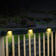 Outdoor Solar LED Deck Lights for Garden Path Patio Pathway Stairs Step Fence