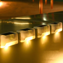 Outdoor Solar LED Deck Lights for Garden Path Patio Pathway Stairs Step Fence