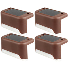 Outdoor Solar LED Deck Lights for Garden Path Patio Pathway Stairs Step Fence