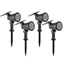 9 LED Solar Spot Light Outdoor Waterproof Garden Landscape Lighting