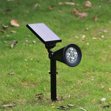9 LED Solar Spot Light Outdoor Waterproof Garden Landscape Lighting