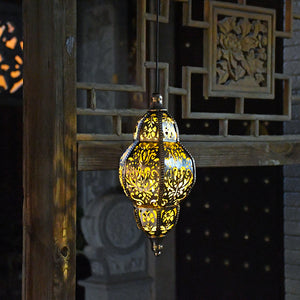 Luxury Baroque Style Hollow Projection Lantern