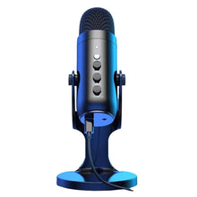 Condenser Microphone USB Tabletop Mic For Studio Recording YouTube Live