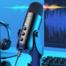 Condenser Microphone USB Tabletop Mic For Studio Recording YouTube Live