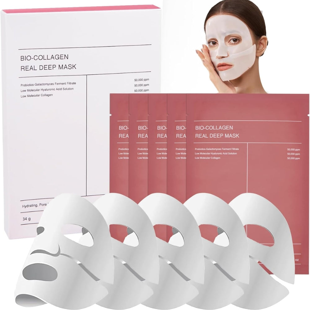 Bio Collagen Face Mask Shrink Deep Hydrating Overnight Mask Face Skin Care