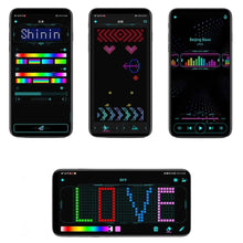 DIY Shining Electronic Futuristic Eyewear Glow The Dark Bluetooth LED Luminous Glasses