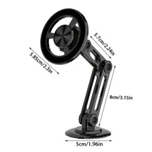 Rotatable Foldable Metal Magnetic Car Phone Holder
