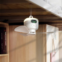 Portable USB Ceiling Fan with Remote Control Night Light and Timer