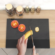 Acrylic Non-slip Kitchen Countertop Protection Black Chopping Board