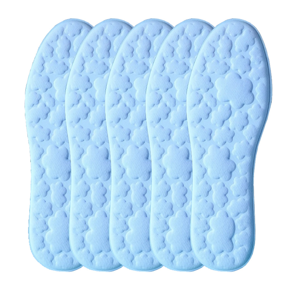 5 Pairs Breathable Sweat Soft Sport Shoe Insoles