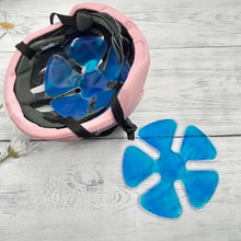 2 Pack Reusable Summer Cooler Helmet Cooling Gel Ice Packs