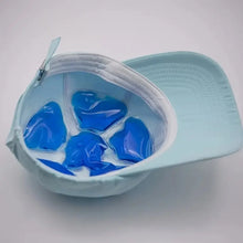 2 Pack Reusable Summer Cooler Helmet Cooling Gel Ice Packs