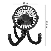 Rechargeable Mini USB Fan Folding Handheld Octopus Fan