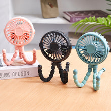 Rechargeable Mini USB Fan Folding Handheld Octopus Fan