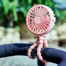 Rechargeable Mini USB Fan Folding Handheld Octopus Fan