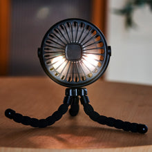 Rechargeable Mini USB Fan Folding Handheld Octopus Fan
