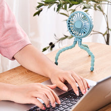 Rechargeable Mini USB Fan Folding Handheld Octopus Fan