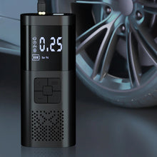 Cordless Tire Inflator Portable Air Compressor with Digital Gauge and LED Light