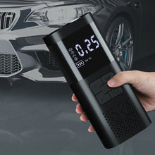 Cordless Tire Inflator Portable Air Compressor with Digital Gauge and LED Light