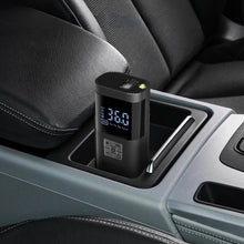 Cordless Tire Inflator Portable Air Compressor with Digital Gauge and LED Light