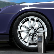 Cordless Tire Inflator Portable Air Compressor with Digital Gauge and LED Light